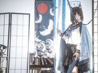 [Cosplay] 矢量鱼 蔚蓝档案 桐生桔梗 [28P-357MB]