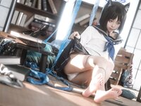 [Cosplay] 矢量鱼 蔚蓝档案 桐生桔梗 [28P-357MB]