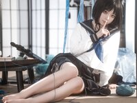 [Cosplay] 矢量鱼 蔚蓝档案 桐生桔梗 [28P-357MB]