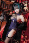 [Cosplay] Nyako喵子 柴郡旗袍 [48P-315MB]