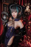 [Cosplay] Nyako喵子 柴郡旗袍 [48P-315MB]