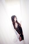 [Cosplay] 源纱希喵喵喵 黑色内衣 罩衫[17P-129MB]