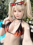 [Cosplay] Peachmilky - Burnice bikini