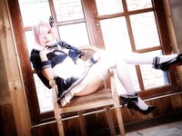 [Cosplay] 亚马逊鲶鱼 FGO 玛修女仆 [10P-221MB]