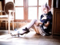 [Cosplay] 亚马逊鲶鱼 FGO 玛修女仆 [10P-221MB]