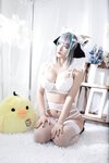[Cosplay] 洛璃LoLiSAMA 碧蓝航线 柴郡同人内衣 [66P-764MB]