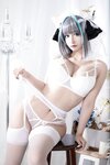 [Cosplay] 洛璃LoLiSAMA 碧蓝航线 柴郡同人内衣 [66P-764MB]