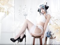 [Cosplay] 洛璃LoLiSAMA 碧蓝航线 柴郡同人内衣 [66P-764MB]
