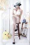 [Cosplay] 洛璃LoLiSAMA 碧蓝航线 柴郡同人内衣 [66P-764MB]
