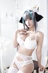 [Cosplay] 洛璃LoLiSAMA 碧蓝航线 柴郡同人内衣 [66P-764MB]