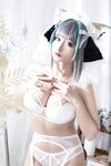 [Cosplay] 洛璃LoLiSAMA 碧蓝航线 柴郡同人内衣 [66P-764MB]