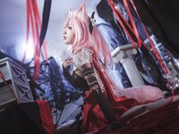 [Cosplay] 宮本桜 明日方舟 鸿雪 [18P-215MB]