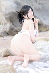 [Cosplay] Yiko湿润兔 2025泳装限定作 海边假日 蒂法 [80P-2.15GB]