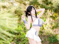 [Cosplay] Yiko湿润兔 2025泳装限定作 海边假日 蒂法 [80P-2.15GB]