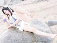 [Cosplay] Yiko湿润兔 2025泳装限定作 海边假日 蒂法 [80P-2.15GB]
