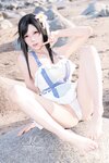 [Cosplay] Yiko湿润兔 2025泳装限定作 海边假日 蒂法 [80P-2.15GB]