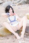 [Cosplay] Yiko湿润兔 2025泳装限定作 海边假日 蒂法 [80P-2.15GB]