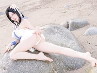 [Cosplay] Yiko湿润兔 2025泳装限定作 海边假日 蒂法 [80P-2.15GB]