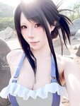 [Cosplay] Yiko湿润兔 2025泳装限定作 海边假日 蒂法 [80P-2.15GB]