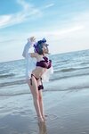[Cosplay] 二佐Nisa 碧蓝航线 柴郡泳装 [30P-291MB]