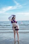 [Cosplay] 二佐Nisa 碧蓝航线 柴郡泳装 [30P-291MB]