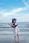 [Cosplay] 二佐Nisa 碧蓝航线 柴郡泳装 [30P-291MB]