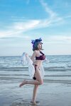 [Cosplay] 二佐Nisa 碧蓝航线 柴郡泳装 [30P-291MB]