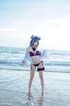 [Cosplay] 二佐Nisa 碧蓝航线 柴郡泳装 [30P-291MB]