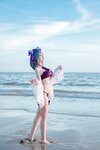 [Cosplay] 二佐Nisa 碧蓝航线 柴郡泳装 [30P-291MB]