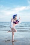 [Cosplay] 二佐Nisa 碧蓝航线 柴郡泳装 [30P-291MB]
