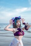 [Cosplay] 二佐Nisa 碧蓝航线 柴郡泳装 [30P-291MB]