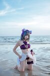 [Cosplay] 二佐Nisa 碧蓝航线 柴郡泳装 [30P-291MB]
