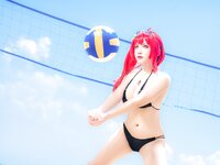 [Cosplay] 刺青Poi &隼隼子 沙滩排球 [40P-667MB]