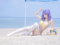 [Cosplay] 刺青Poi &隼隼子 沙滩排球 [40P-667MB]