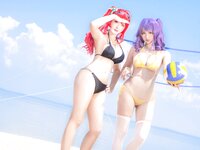 [Cosplay] 刺青Poi &隼隼子 沙滩排球 [40P-667MB]