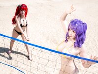 [Cosplay] 刺青Poi &隼隼子 沙滩排球 [40P-667MB]