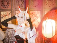 [Cosplay] 二佐Nisa 碧蓝航线 绫波 新岁之鬼神 [27P-573MB]