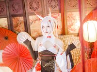 [Cosplay] 二佐Nisa 碧蓝航线 绫波 新岁之鬼神 [27P-573MB]