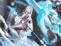 [Cosplay] 宮本桜 申鹤 [22P-283MB]