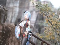 [Cosplay] 宮本桜 申鹤 [22P-283MB]
