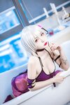 [Cosplay] 二佐Nisa Fate 黑贞德泳装 [40P-562MB]