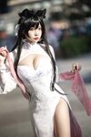 [Cosplay] 二佐Nisa 碧蓝航线 爱宕旗袍 [18P-196MB]