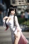 [Cosplay] 二佐Nisa 碧蓝航线 爱宕旗袍 [18P-196MB]