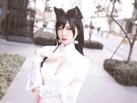 [Cosplay] 二佐Nisa 碧蓝航线 爱宕旗袍 [18P-196MB]