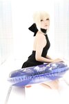 [Cosplay] Miu 只 - Saber Alter Swimsuit