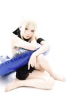 [Cosplay] Miu 只 - Saber Alter Swimsuit