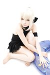 [Cosplay] Miu 只 - Saber Alter Swimsuit