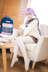 [Cosplay] 焖焖碳 独角兽JK制服 [21P-51MB]