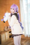 [Cosplay] 焖焖碳 独角兽JK制服 [21P-51MB]