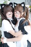 [Cosplay] Nyako喵子 &摇摇乐 双人女仆 [120P3V-611MB]